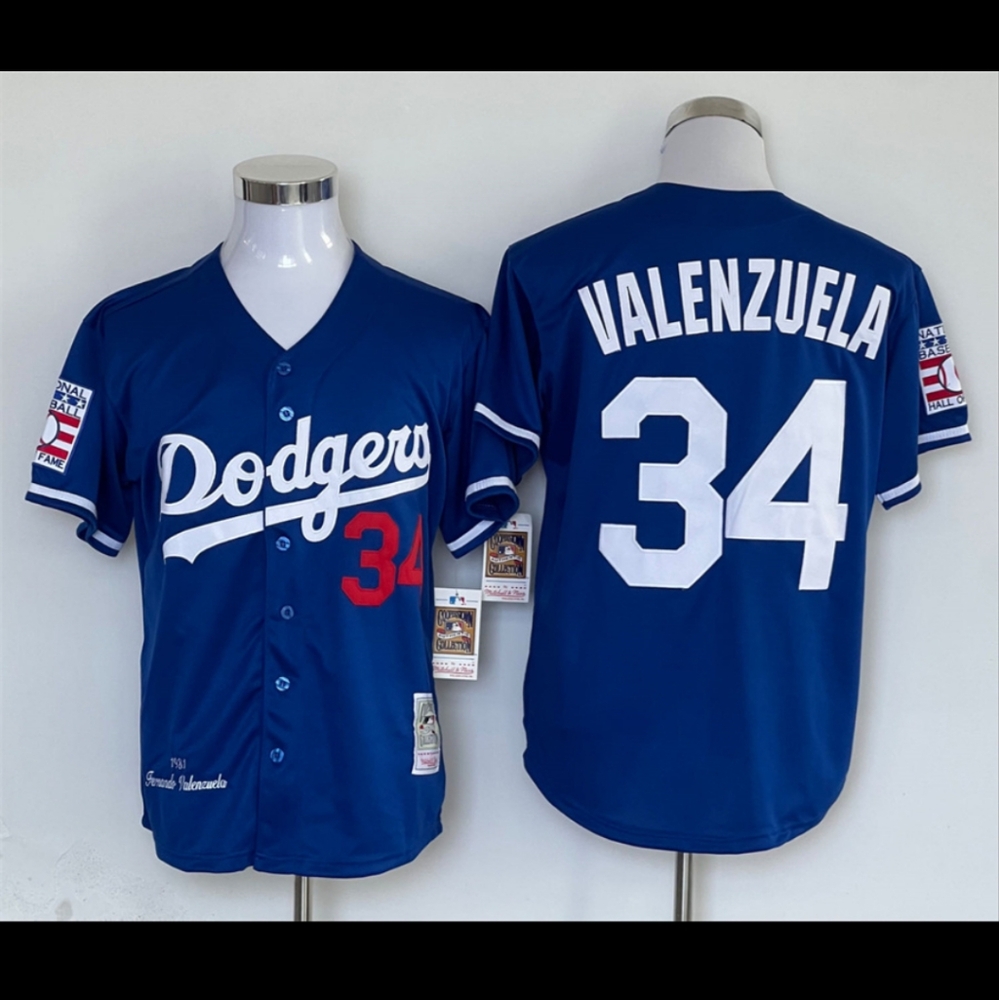 LA Dodgers Mitchell & Ness Coopertown Collection # 34 Valenzuela Jersey Sz.L🔥